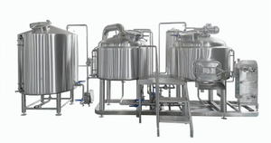 500L / 5BBL bryggerisystem med to fart&oslash;jer 