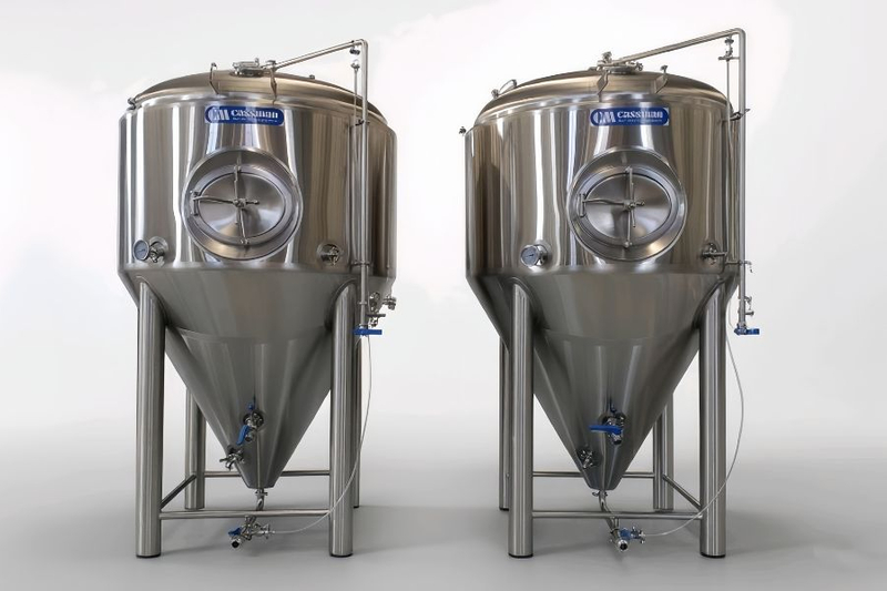 Fermentadores profissionais de cervejaria c&ocirc;nica